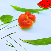 Watermelon Heart Mini Soaps