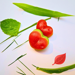 Watermelon Heart Mini Soaps