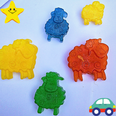 Colourful Sheep Kids Mini Soaps