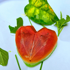 Watermelon 3D Diamond Heart Soap