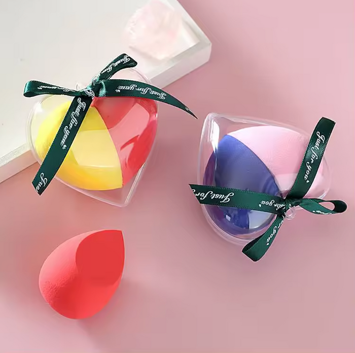 Heart Makeup Sponges 2 in 1.