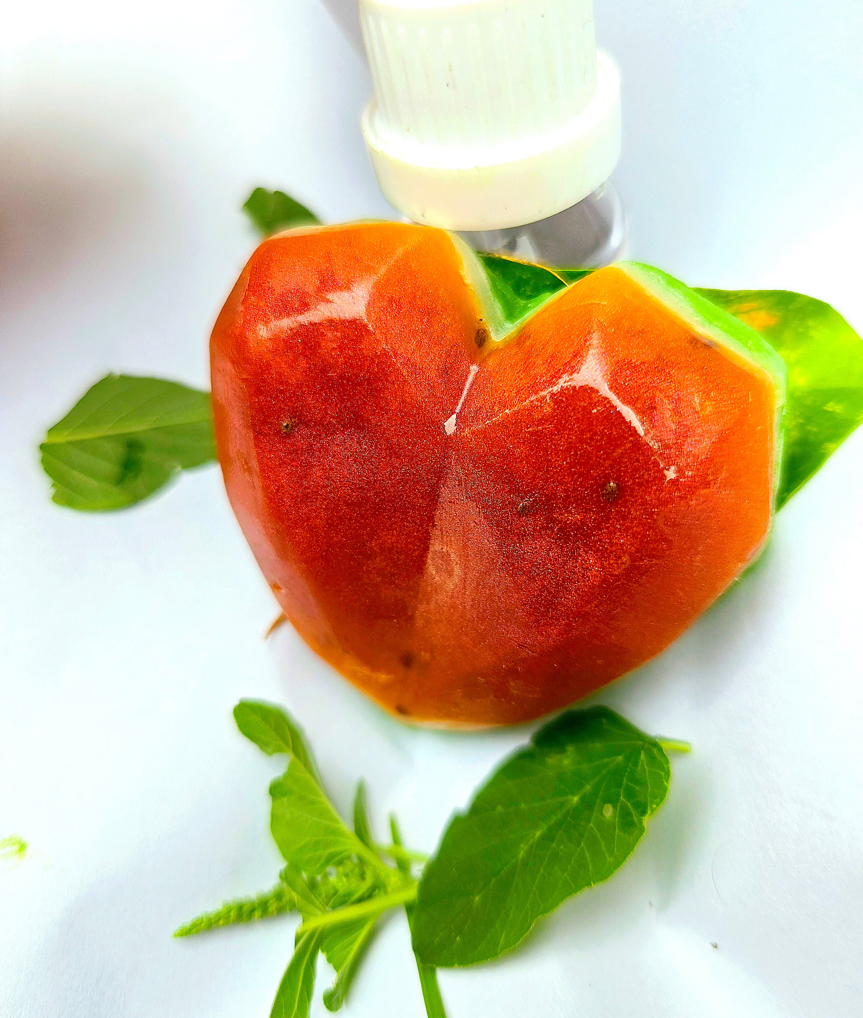Watermelon 3D Diamond Heart Soap