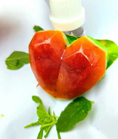 Watermelon 3D Diamond Heart Soap